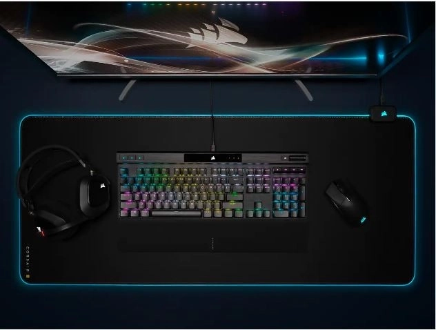 Opcionális-mechanikus CORSAIR K70 RGB Pro billentyűzet fekete PBT billentyűsapkákkal