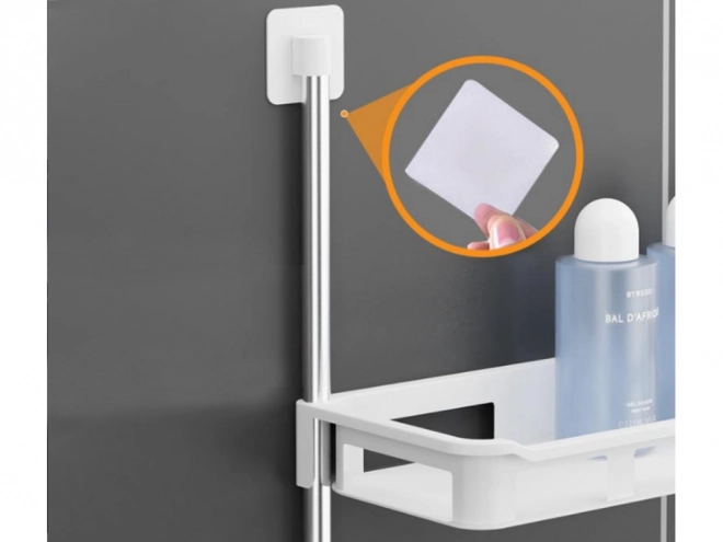 3 szintes fürdőszobai polcos állvány WC fölé
