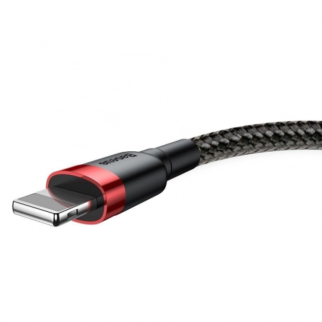 Baseus cafule usb lightning kábel 2.4a 1m piros-fekete