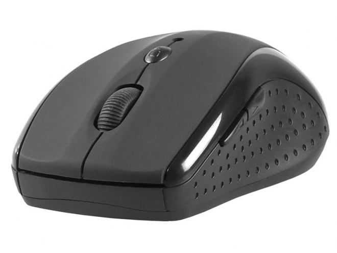 Fekete, ergonomikus vezeték nélküli MYSZ egér