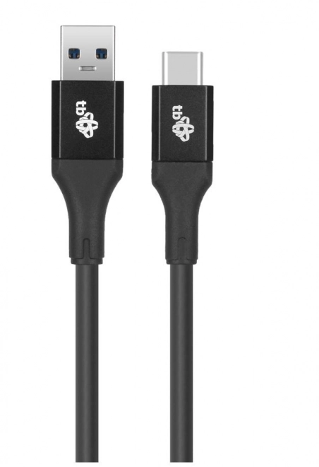 Prémium USB C töltőkábel 2m - fekete