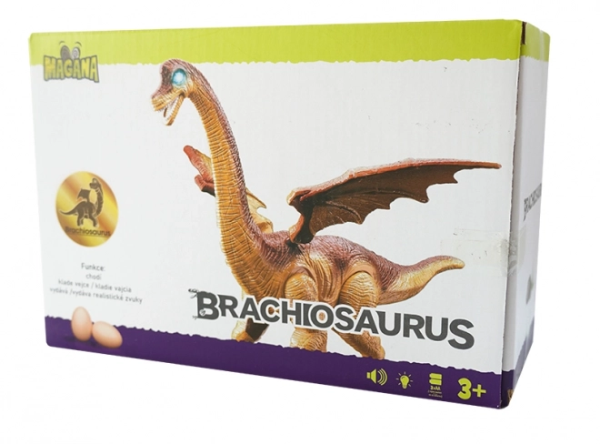 Brachiosaurus játék elemes tojásrakó funkcióval