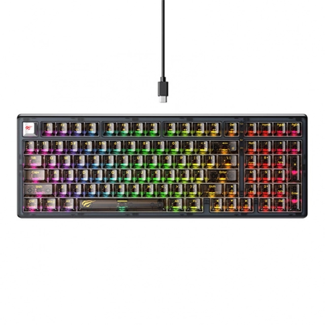 mechanikus gamer billentyűzet rgb világítással