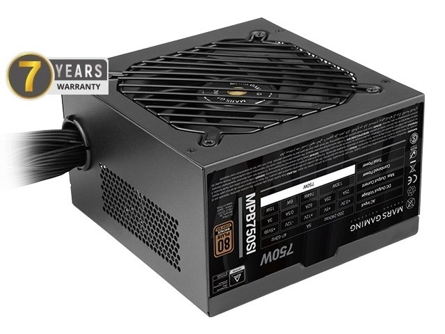 Csendes teljesítményű 750W tápegység