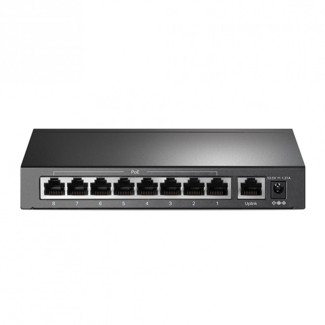 Professzionális TP-Link switch 8 portos PoE+ támogatással