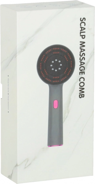 Fejmasszázs kefe USB-vel és infravörös fénnyel