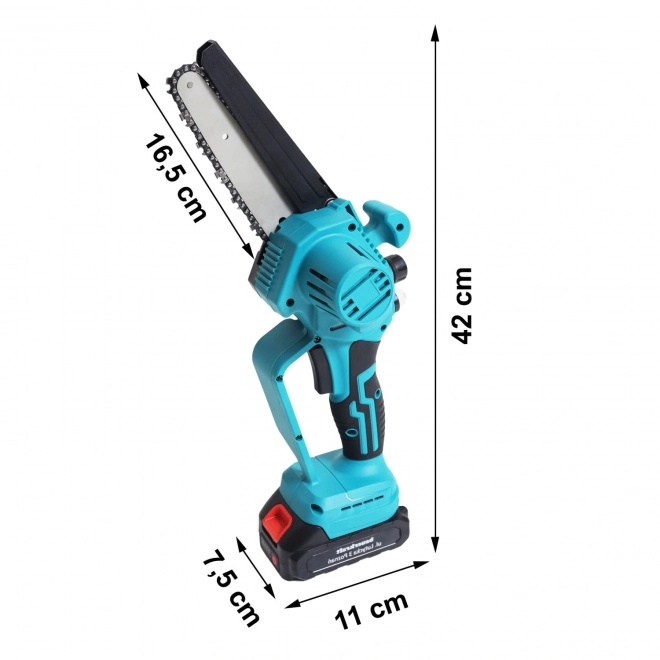 Vezeték nélküli mini motorfűrész kefe nélküli motorral 21V