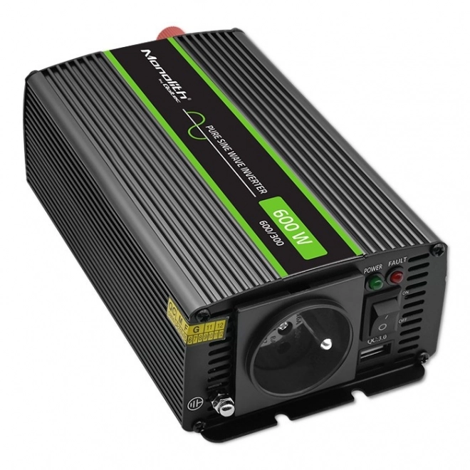 Qoltec Tiszta Színusz 300W/600W Feszültségátalakító