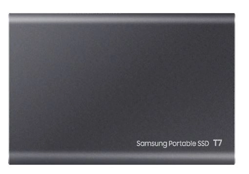 Samsung hordozható T7 SSD 1TB USB 3.2 szürke
