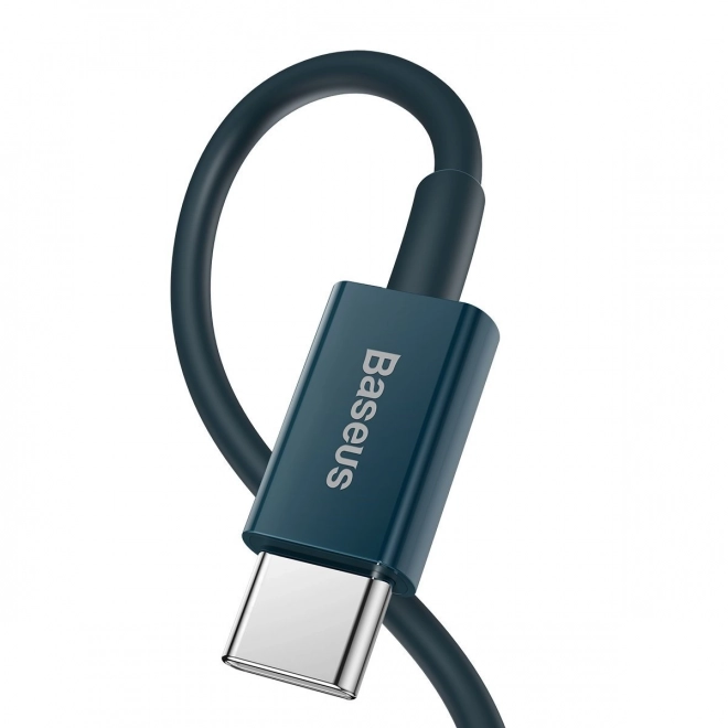 Baseus usb-c kábel iphonehoz, 20w, pd, 2m, kék