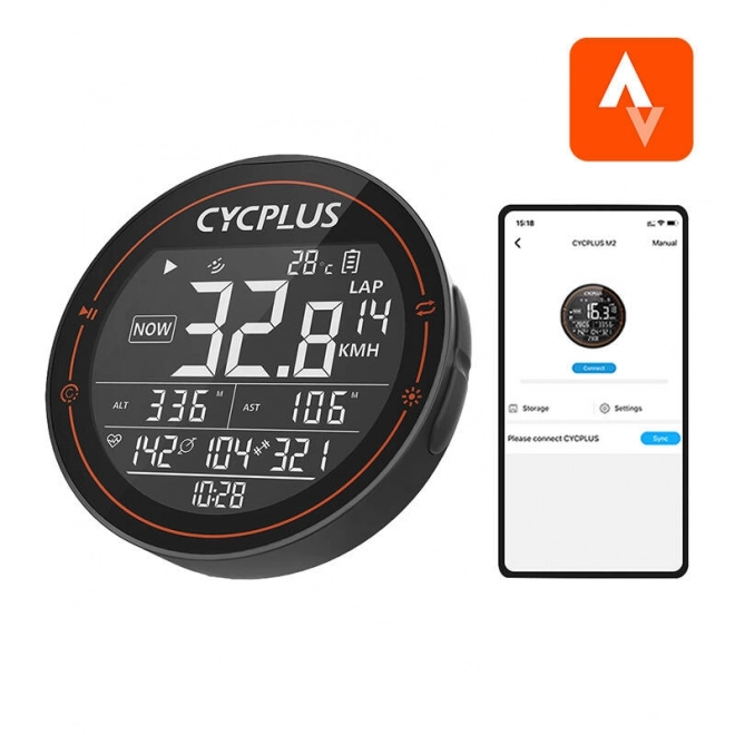 Kerékpáros számítógép Cycplus M2