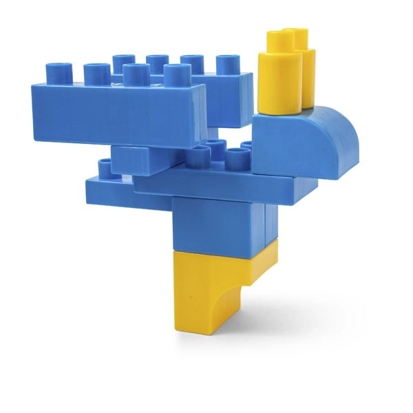 Kids Blocks 70 darabos építőkocka készlet tárolóban