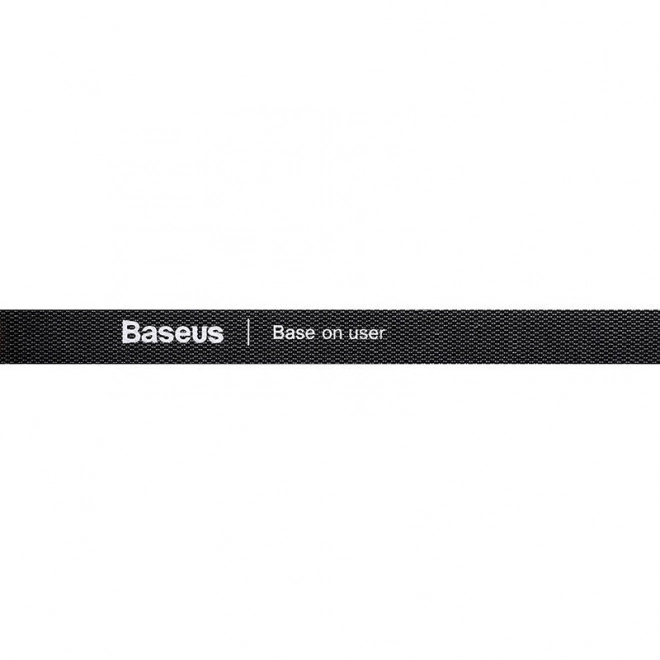 Baseus fekete tépőzáras szalag 1m