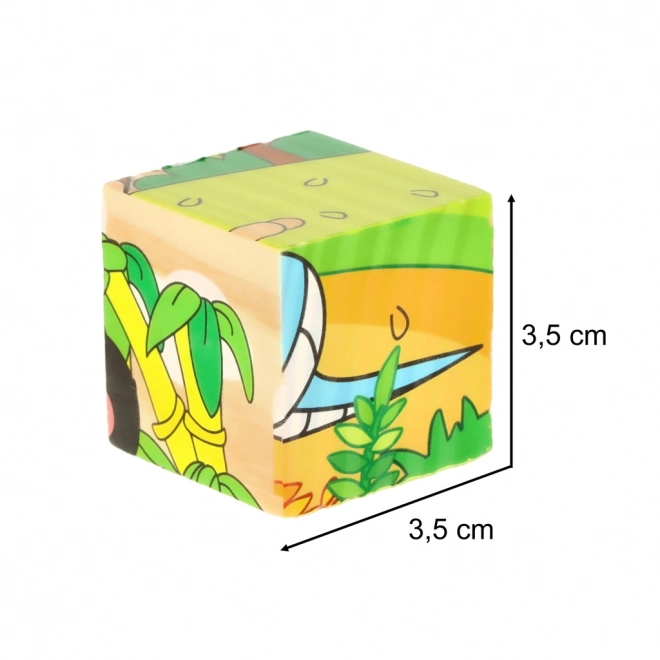 Fa oktató kirakó 3D Safari 6 az 1-ben