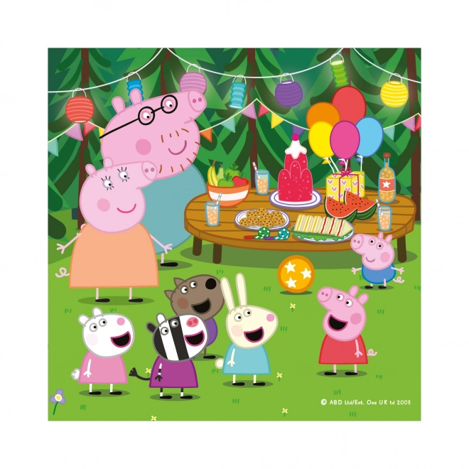 Puzzle Peppa Malac: Nyaralási kalandok 3x55 darab