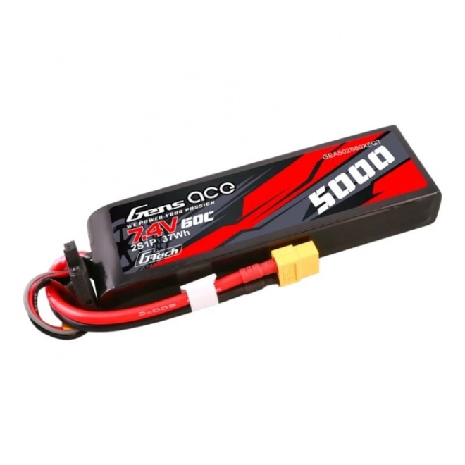 Gens Ace g-tech 5000mah 7,4v 60c 2s1p lipo akkumulátor xt60 csatlakozóval