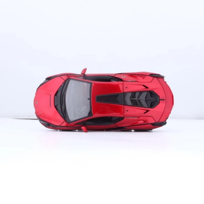 Lamborghini Sian FKP37 - piros autómodell 1:24 méretarányban