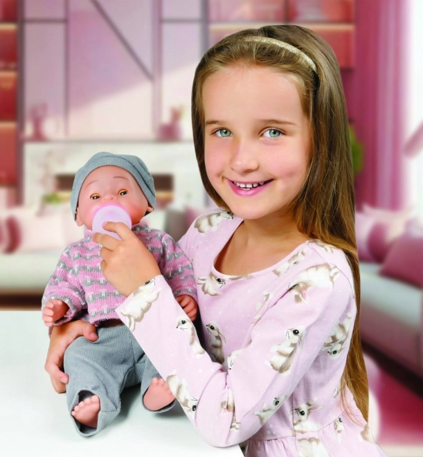 Natalia baba babázás közben sírós 43 cm