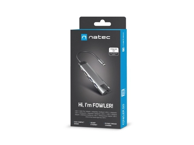 Többportos dokkolóállomás USB-C Natec Fowler Go