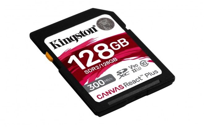 Kingston Canvas React Plus 128GB SD memória kártya