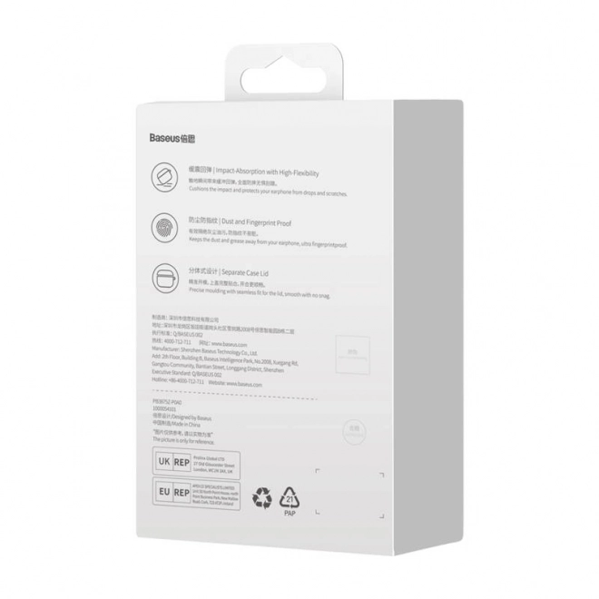 Áttetsző Baseus tok AirPods Pro 2-höz