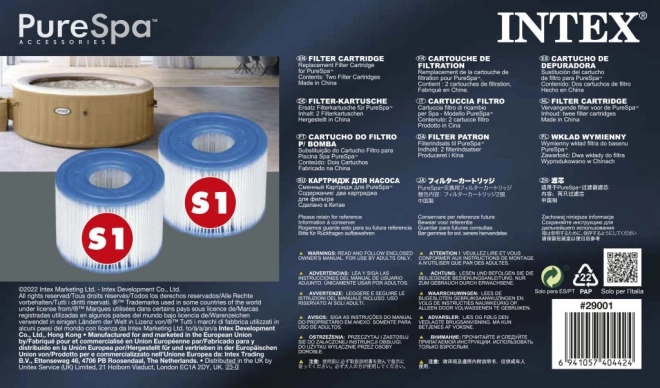 Intex S1 spa szűrő