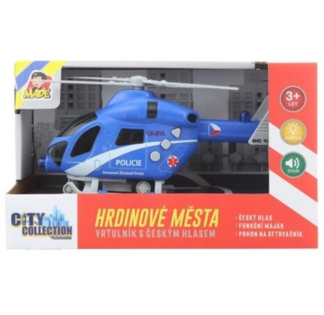 Rendőrségi helikopter cseh hanggal