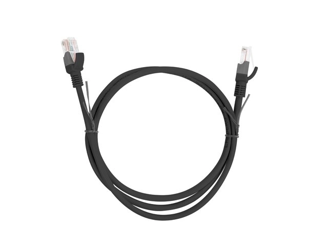 Patchcord kategória 6 - 1 méter fekete