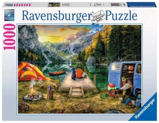 Ravensburger kempingezős puzzle 1000 darabos