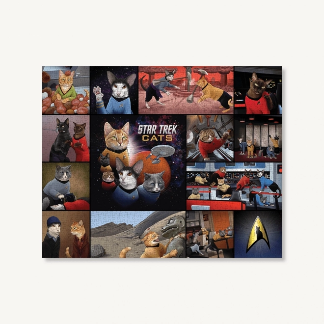 Chronicle könyvek Puzzle Star Trek macskák 1000 darabos