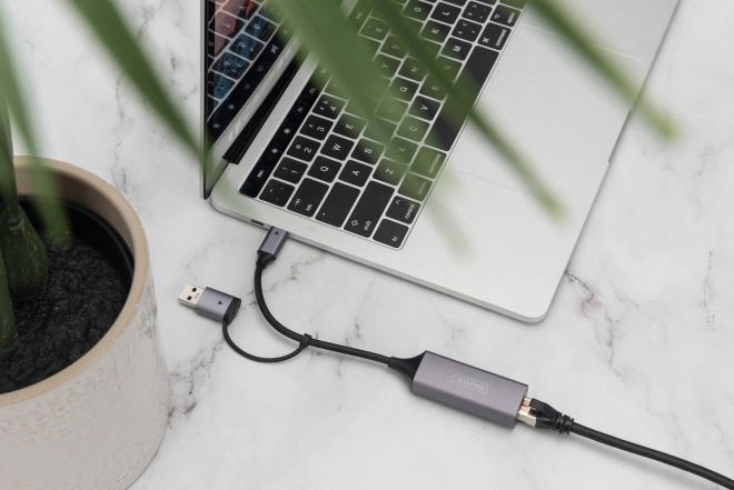 Usb-C és Usb-A vezetékes hálózati kártya