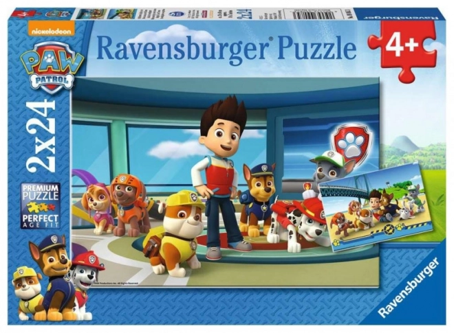 Ravensburger paw patrol 2x24 darabos puzzle