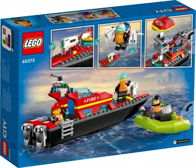 Lego city tűzoltóhajó