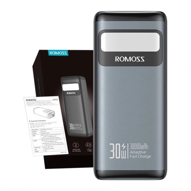 Romoss 30000mAh 30W hordozható töltő