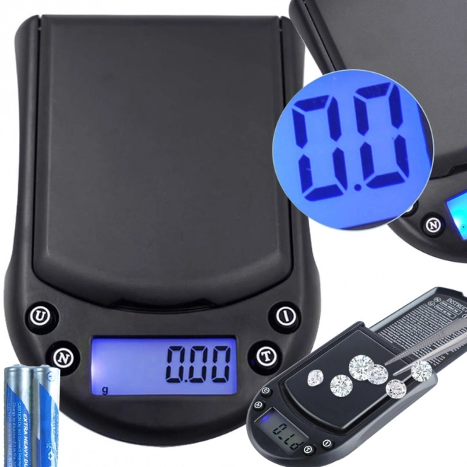 Precíziós elektronikus mérleg 500g/0,1g
