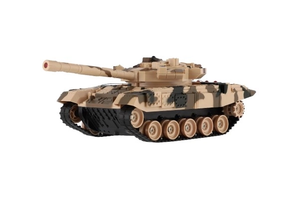 RC tank hanggal és újratölthető akkumulátorral