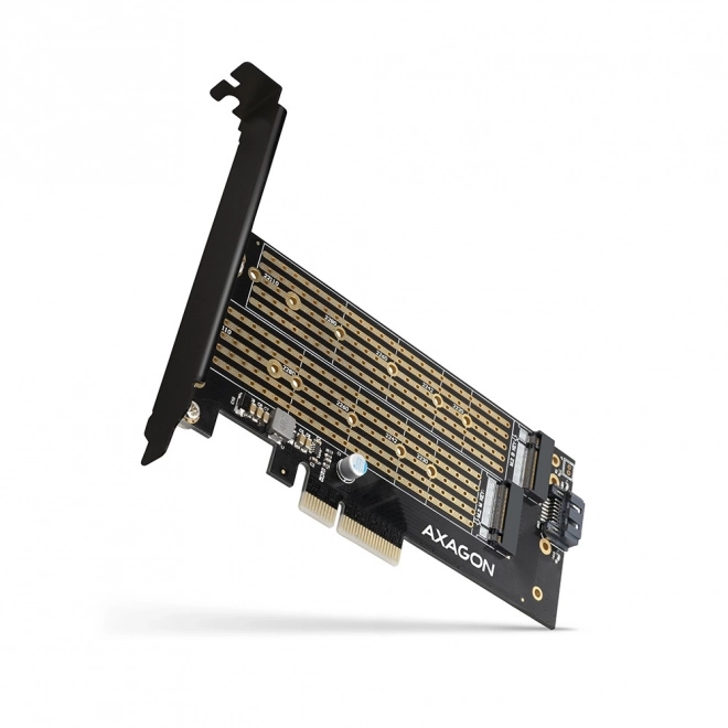 Axagon pcem2-d belső adapter PCIe x4 kártyához