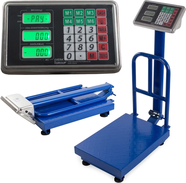 Elektromos mérleg LCD kijelzővel 300 kg-ig