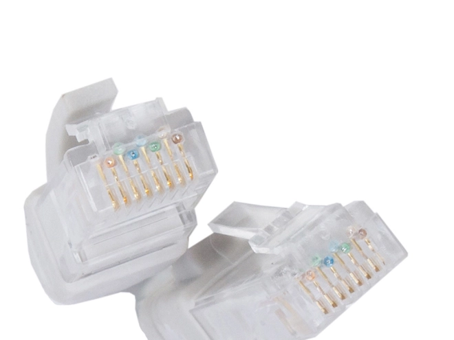 Aranyozott RJ45 csatlakozók