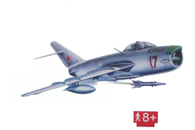 Mig 17 PF/PFU repülőgép modell 1:48 méretarány