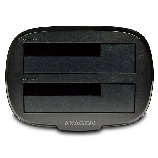 Axagon DUAL USB 3.2 dokkolóállomás klón funkcióval