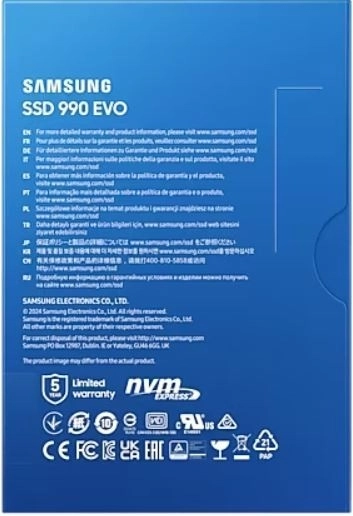 Samsung SSD 1TB 990 EVO Gen4 NVMe