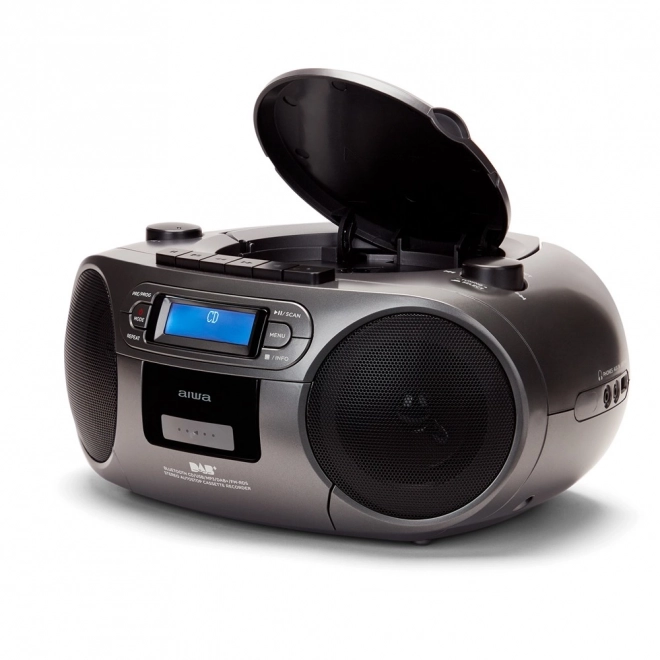 Hordozható BOOMBOX rádió és zenelejátszó DAB+ CD/MP3/USB/TAPE/BT