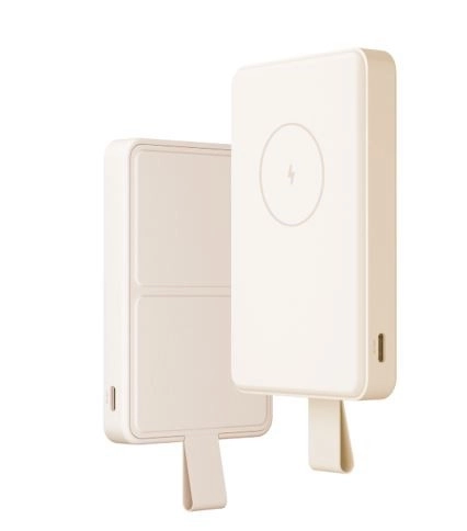 Mágneses powerbank vezeték nélküli töltéssel