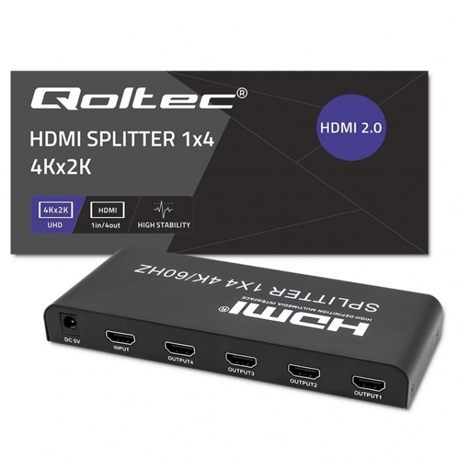 Aktív HDMI elosztó 4K kompatibilitással