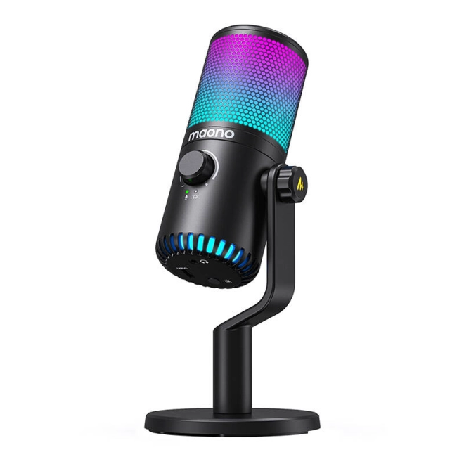 RGB háttérvilágítás 7 színnel és 5 effekttel
