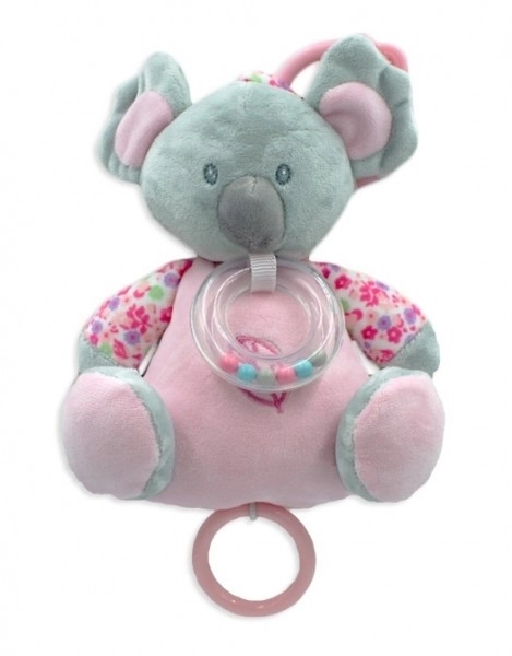 Zenedoboz Koala rózsaszín 18 cm