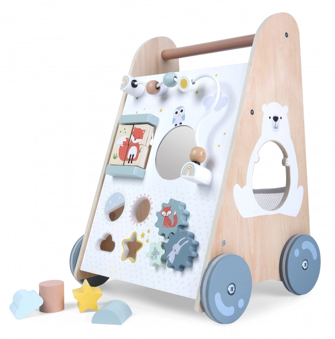 Ecotoys fa babakocsi járássegítő