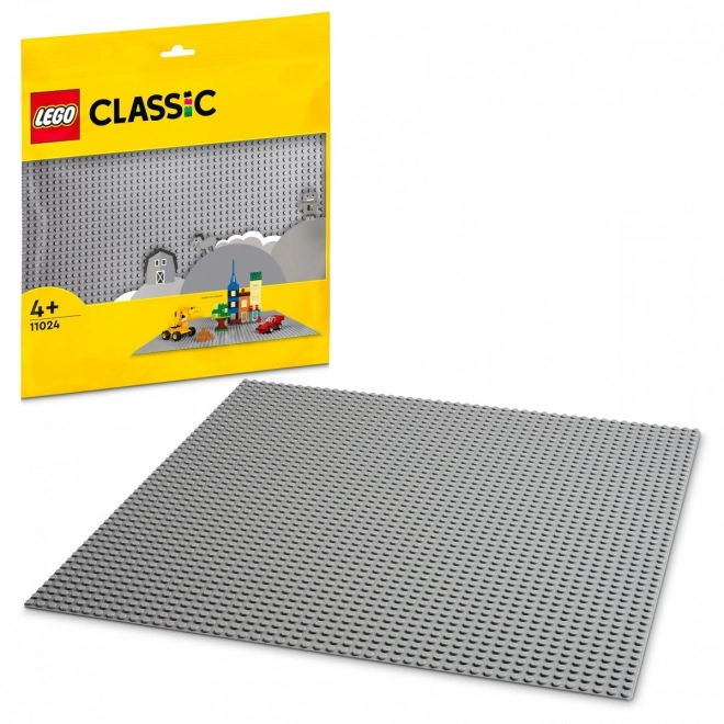 Szürke Építőlap LEGO Classic