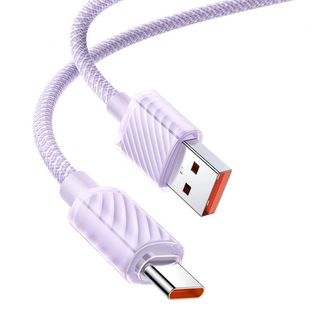 Gyors töltésű USB-C kábel 2m - Lila